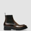 Uomo OFFICINE CREATIVE Stivaletti | Vail 017 - Stivali Chelsea In Pelle Marrone