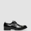 Uomo OFFICINE CREATIVE Scarpe Basse | Anatomia 086 - Scarpe Derby In Pelle Nera