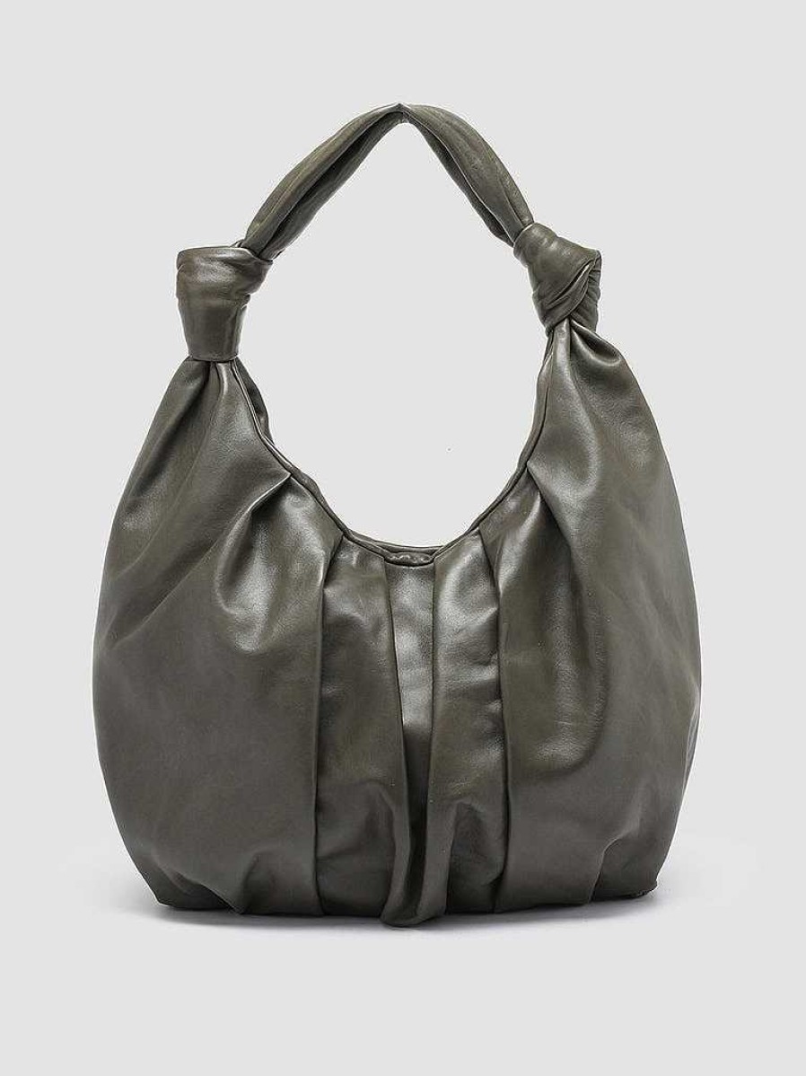 Donna OFFICINE CREATIVE Borse | Bolina 18 - Borsa In Pelle Verde