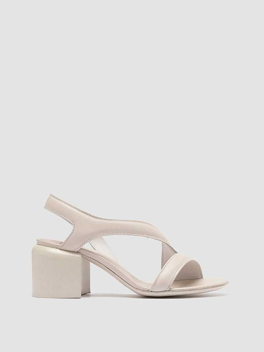 Donna OFFICINE CREATIVE Sandali | Ethel 023 - Sandali In Pelle Bianca