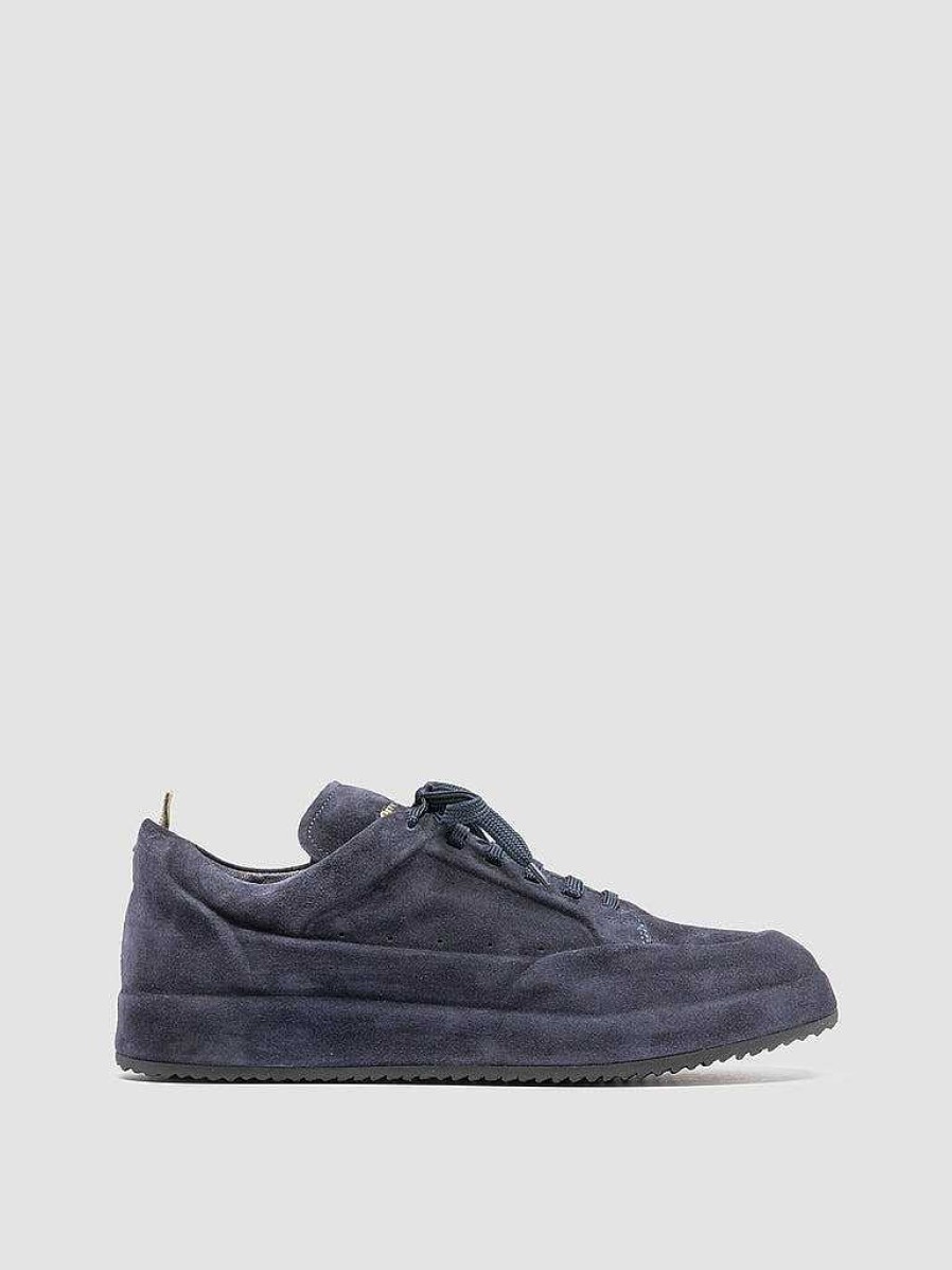 Uomo OFFICINE CREATIVE Sneakers | Ace 016 - Sneaker In Pelle Scamosciata Blu