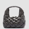 Donna OFFICINE CREATIVE Borse | Oc Class 52 - Borsa Hobo In Pelle Intrecciata Marrone