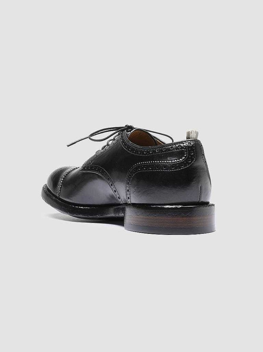 Uomo OFFICINE CREATIVE Scarpe Basse | Temple 003 - Derby In Pelle Nera