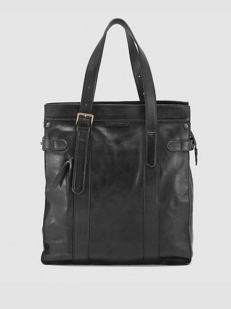 Uomo OFFICINE CREATIVE Borse | Rare 23 - Borsa In Pelle Nera