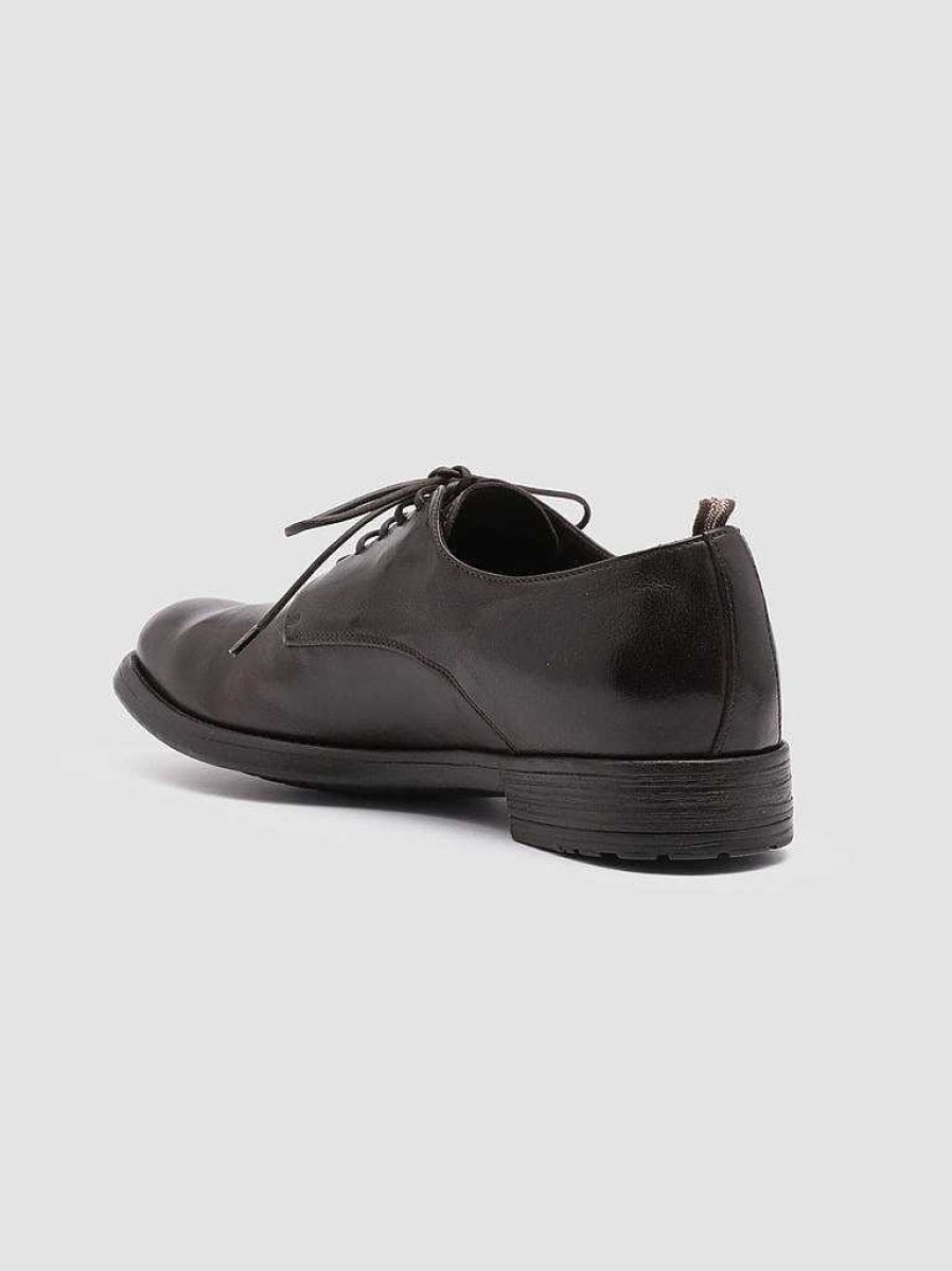 Uomo OFFICINE CREATIVE Scarpe Basse | Hive 008 - Derby In Pelle Marrone