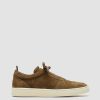 Uomo OFFICINE CREATIVE Sneakers | Asset 001 - Sneakers In Camoscio Marrone