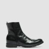 Uomo OFFICINE CREATIVE Stivaletti | Chronicle 058 - Stivali Zip In Pelle Nera