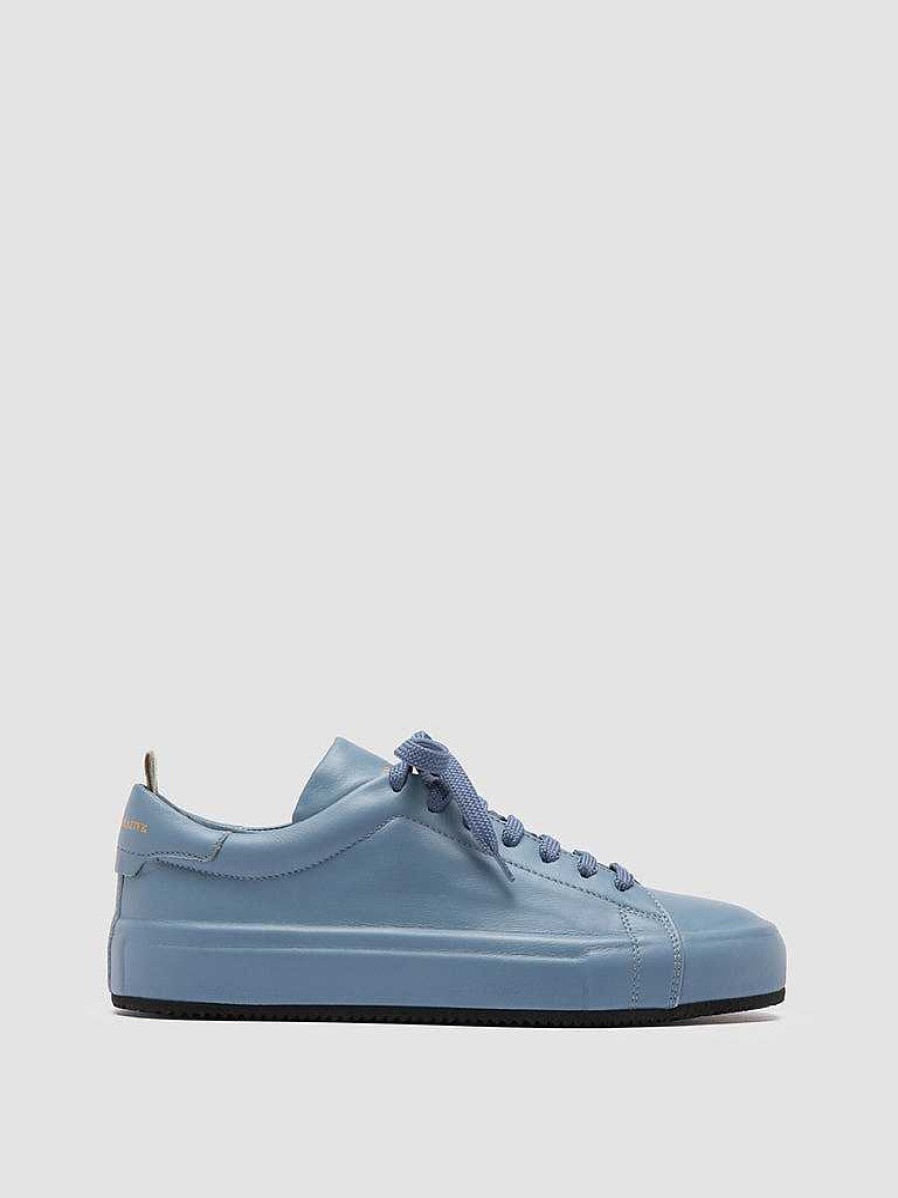 Donna OFFICINE CREATIVE Sneakers | Easy 101 - Sneakers Basse In Pelle Blu