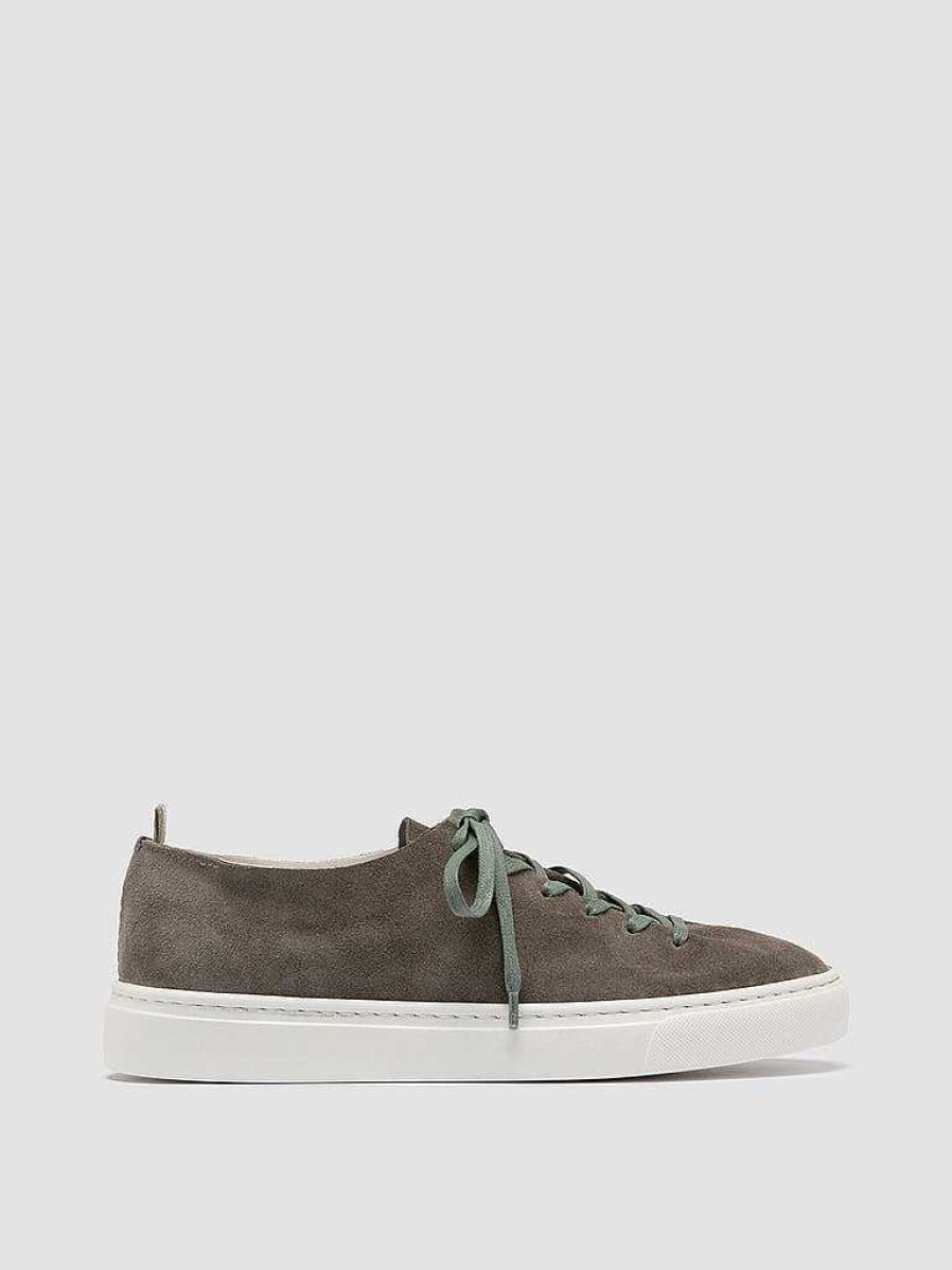 Donna OFFICINE CREATIVE Sneakers | Leggera 100 - Sneakers Basse In Pelle Scamosciata Verde