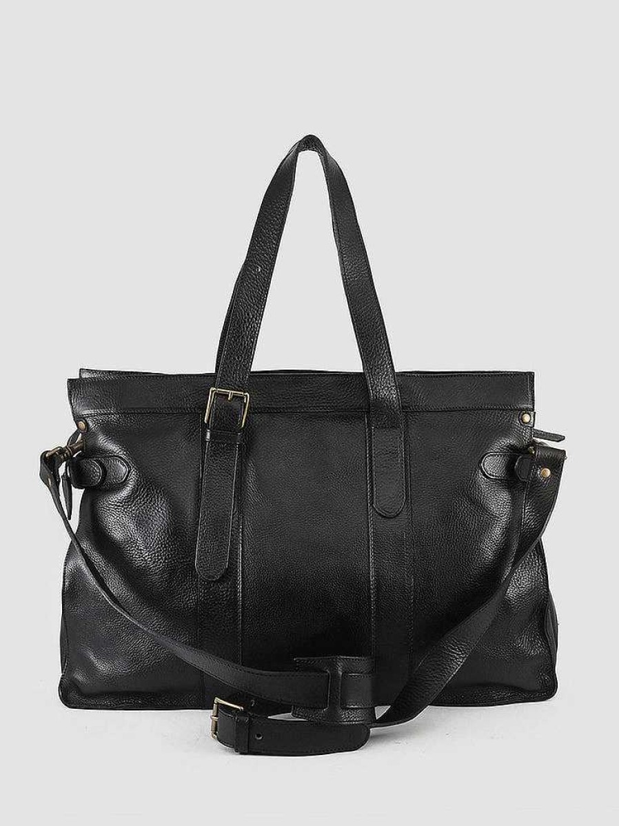 Uomo OFFICINE CREATIVE Borse | Rare 22 - Borsa In Pelle Nera