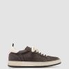 Uomo OFFICINE CREATIVE Sneakers | Magic 002 - Sneakers In Pelle E Camoscio Grigio