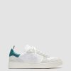 Uomo OFFICINE CREATIVE Sneakers | Mower 008 - Sneakers In Pelle Liscia E Scamosciata Bianca