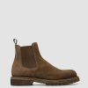 Uomo OFFICINE CREATIVE Stivaletti | Boss 004 - Stivali Chelsea In Pelle Scamosciata Marrone