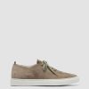 Uomo OFFICINE CREATIVE Sneakers | Leggera 001 - Sneakers Basse In Pelle Scamosciata Tortora