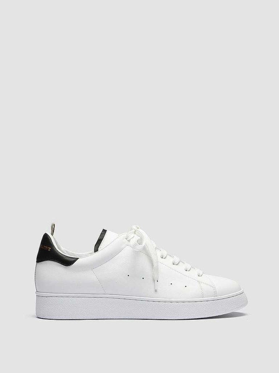 Uomo OFFICINE CREATIVE Sneakers | Mower 005 - Sneakers In Pelle Bianca