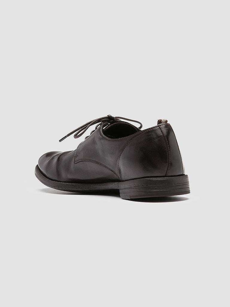 Uomo OFFICINE CREATIVE Scarpe Basse | Arc 515 - Derby In Pelle Marrone