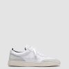 Uomo OFFICINE CREATIVE Sneakers | Kris Lux 001 - Sneakers In Pelle Liscia E Scamosciata Bianca