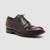 Uomo OFFICINE CREATIVE Scarpe Basse | Balance 001 - Derby In Pelle Marrone