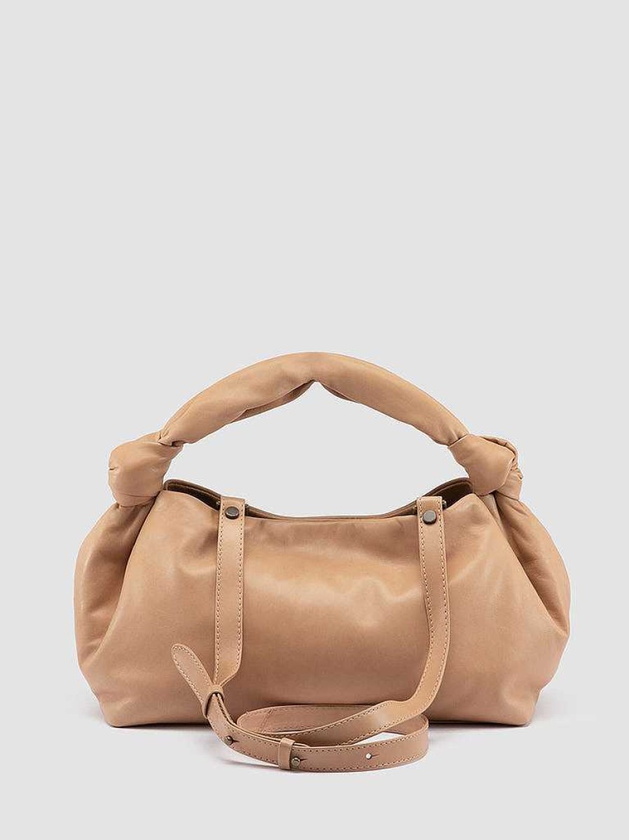 Donna OFFICINE CREATIVE Borse | Bolina 042 - Borsa A Tracolla In Pelle Rosa