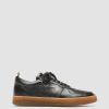 Uomo OFFICINE CREATIVE Sneakers | Asset 001 - Sneakers In Pelle Nera