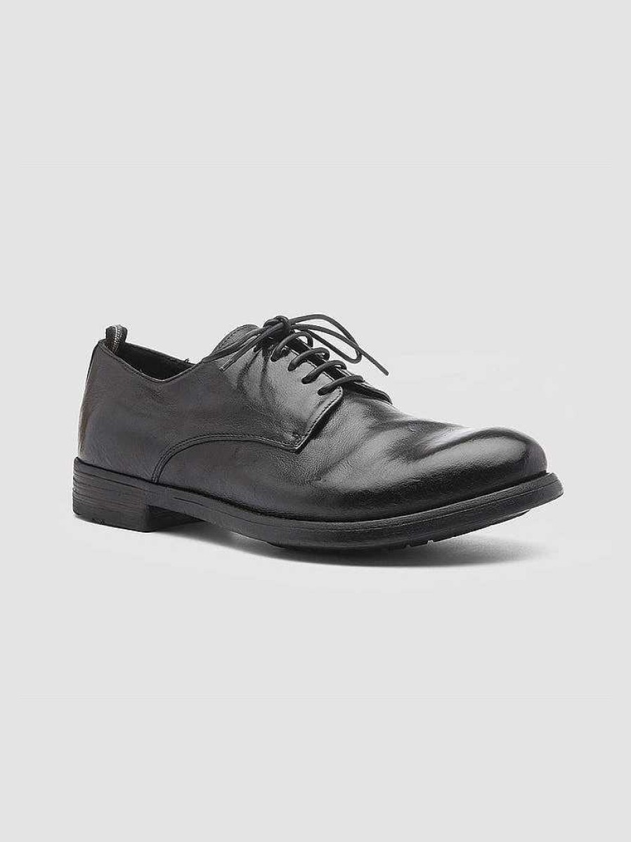 Uomo OFFICINE CREATIVE Scarpe Basse | Hive 008 - Derby In Pelle Nera