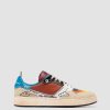 Uomo OFFICINE CREATIVE Sneakers | Homme Neo Psychedelic Sun 241 - Sneakers Basse In Pelle E Camoscio Multicolor