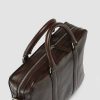 Uomo OFFICINE CREATIVE Borse | Quentin 010 - Borsa In Pelle Marrone