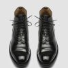 Uomo OFFICINE CREATIVE Stivaletti | Balance 009 - Stivaletti In Pelle Nera Con Allacciatura