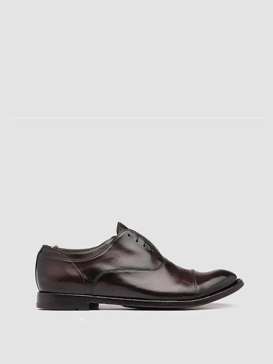 Uomo OFFICINE CREATIVE Scarpe Basse | Anatomia 08 - Oxford In Pelle Marrone