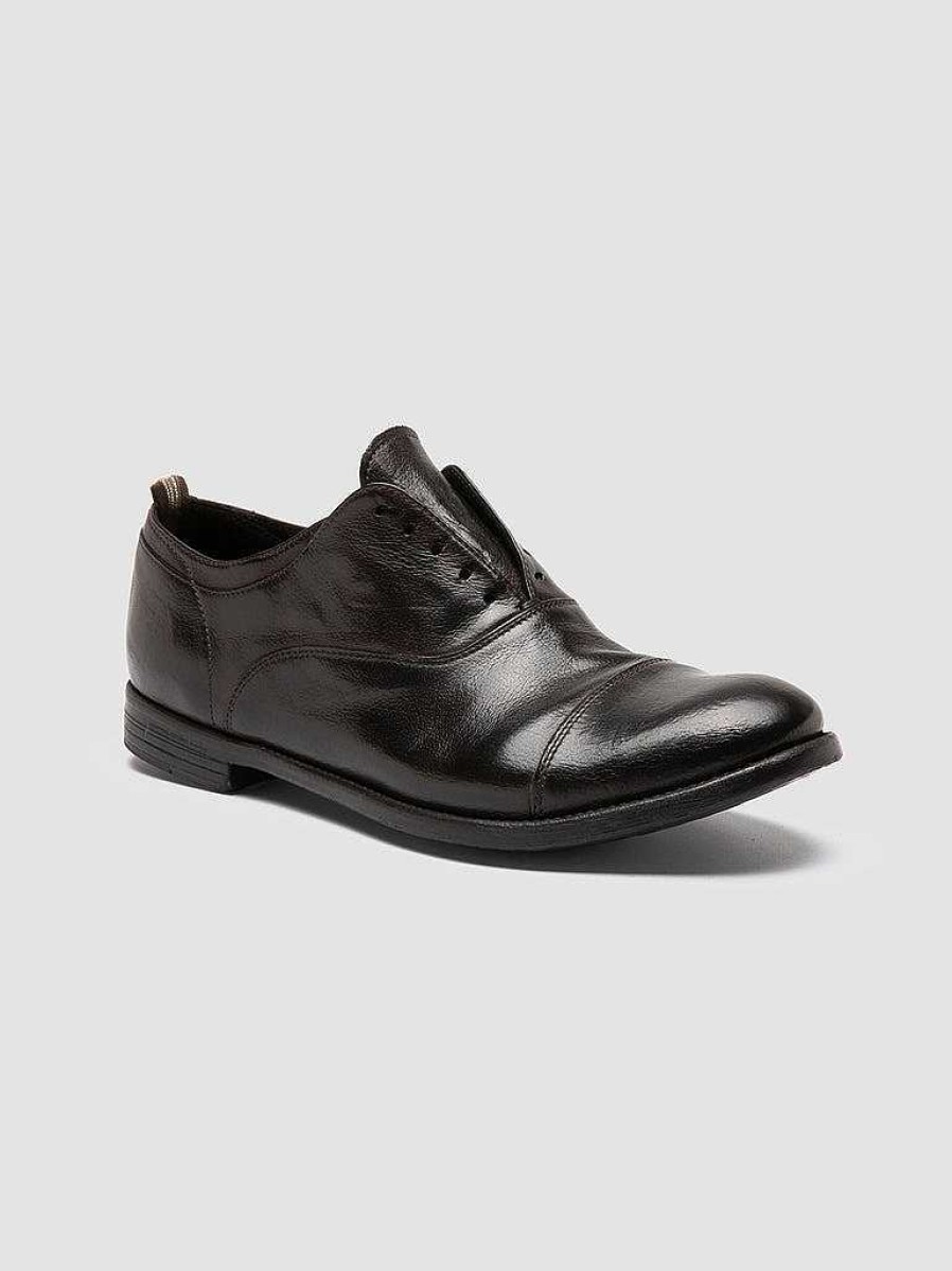 Uomo OFFICINE CREATIVE Scarpe Basse | Arc 501 - Oxford In Pelle Marrone