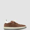 Uomo OFFICINE CREATIVE Sneakers | Magic 002 - Sneakers In Pelle E Camoscio Marrone