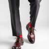 Uomo OFFICINE CREATIVE Scarpe Basse | Temple 005 - Derby In Pelle Bordeaux