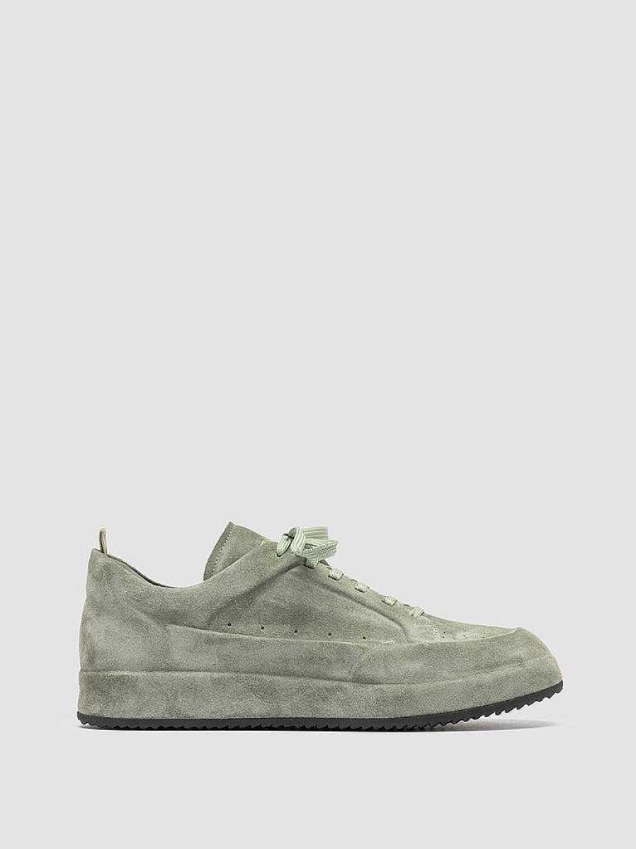 Uomo OFFICINE CREATIVE Sneakers | Ace 016 - Sneaker In Pelle Scamosciata Verde