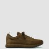 Uomo OFFICINE CREATIVE Sneakers | Race 017 - Sneakers In Camoscio Marrone