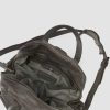 Uomo OFFICINE CREATIVE Borse | Helmet 041 - Borsa Tote In Pelle Grigia