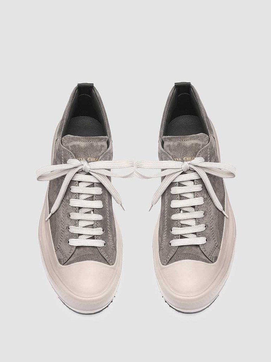 Donna OFFICINE CREATIVE Sneakers | Mes 105 - Sneakers In Pelle Scamosciata Grigia