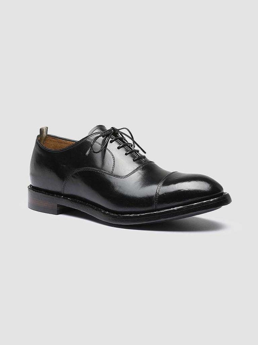 Uomo OFFICINE CREATIVE Scarpe Basse | Temple 001 - Oxford In Pelle Nera