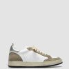 Uomo OFFICINE CREATIVE Sneakers | Magic 001 - Sneakers In Pelle E Camoscio Bianco