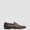 Uomo OFFICINE CREATIVE Mocassini | Airto 001 - Mocassini Penny Loafer In Pelle Marrone