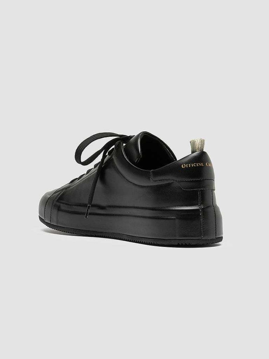 Uomo OFFICINE CREATIVE Sneakers | Easy 001 - Sneakers Basse In Pelle Nera