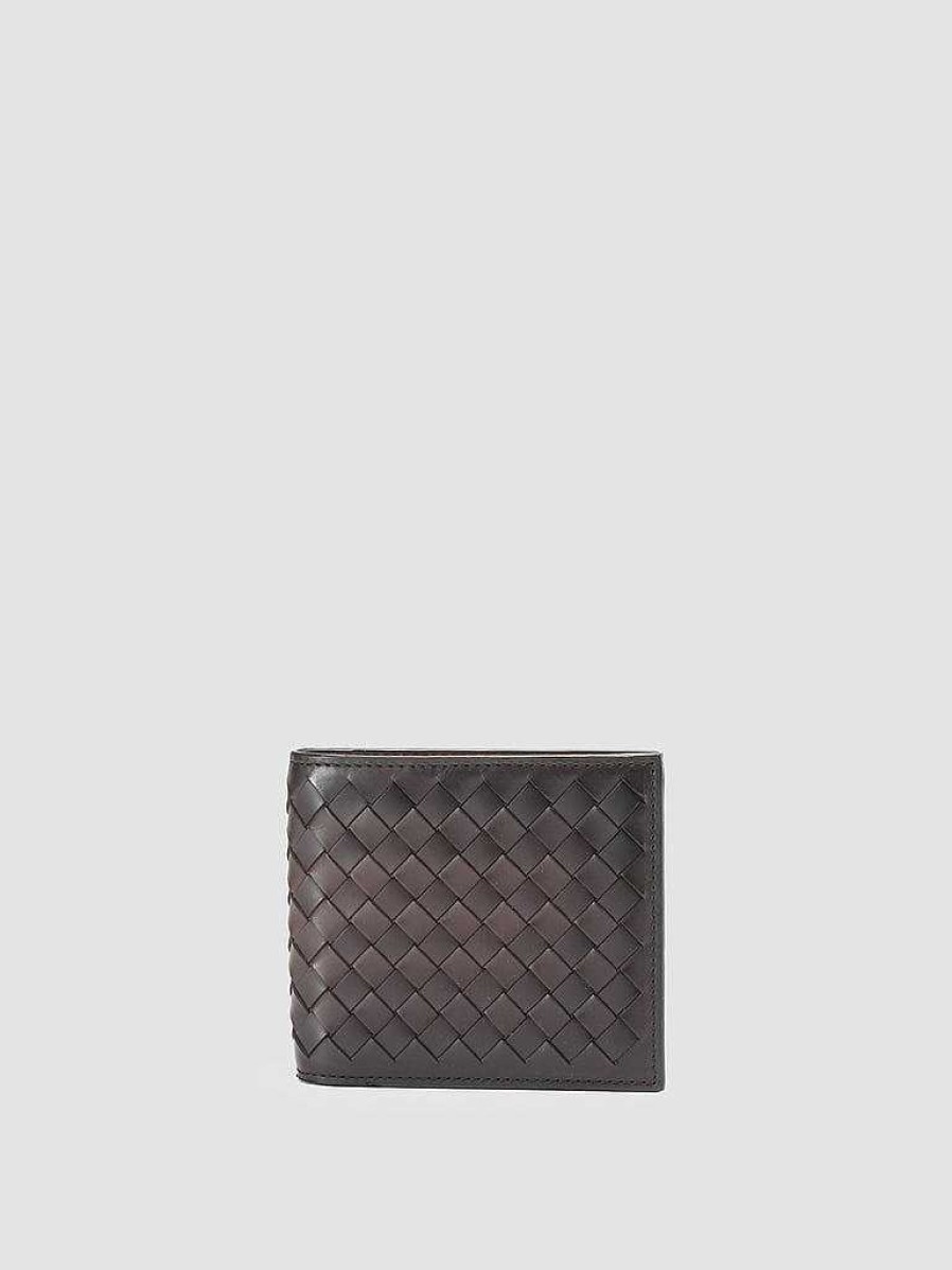 Uomo OFFICINE CREATIVE Portafogli | Boudin 123 - Portafoglio Bifold In Pelle Marrone