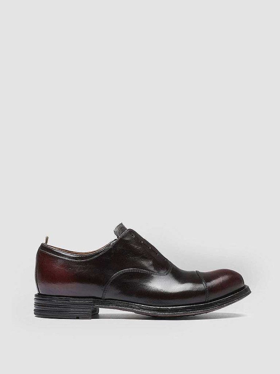 Uomo OFFICINE CREATIVE Scarpe Basse | Balance 006 - Oxford In Pelle Marrone