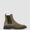 Uomo OFFICINE CREATIVE Stivaletti | Hopkins Flexi 204 - Stivali Pull On In Camoscio Tortora